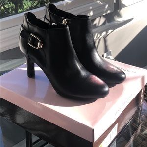 Bandolino Black Leather Ankle Boot